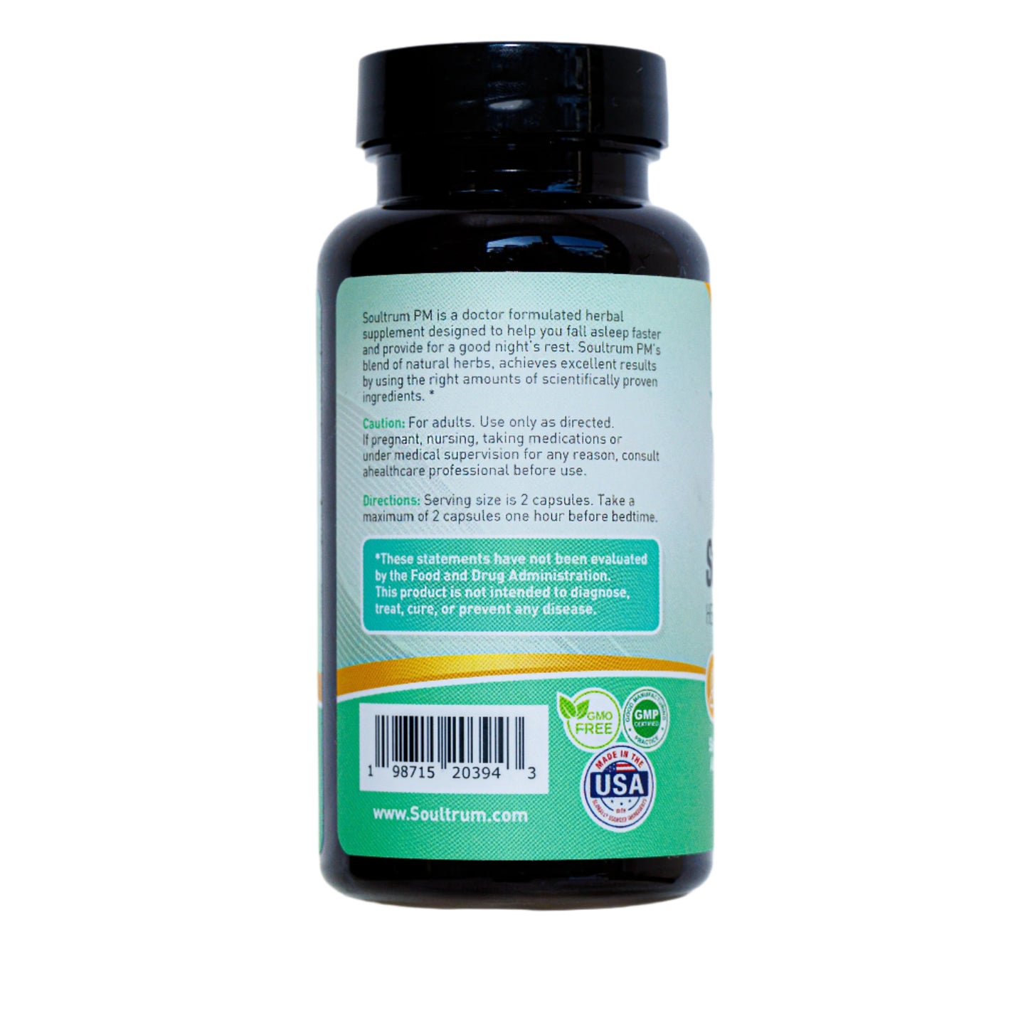 Soultrum PM - Nighttime Natural Sleep Support Supplement