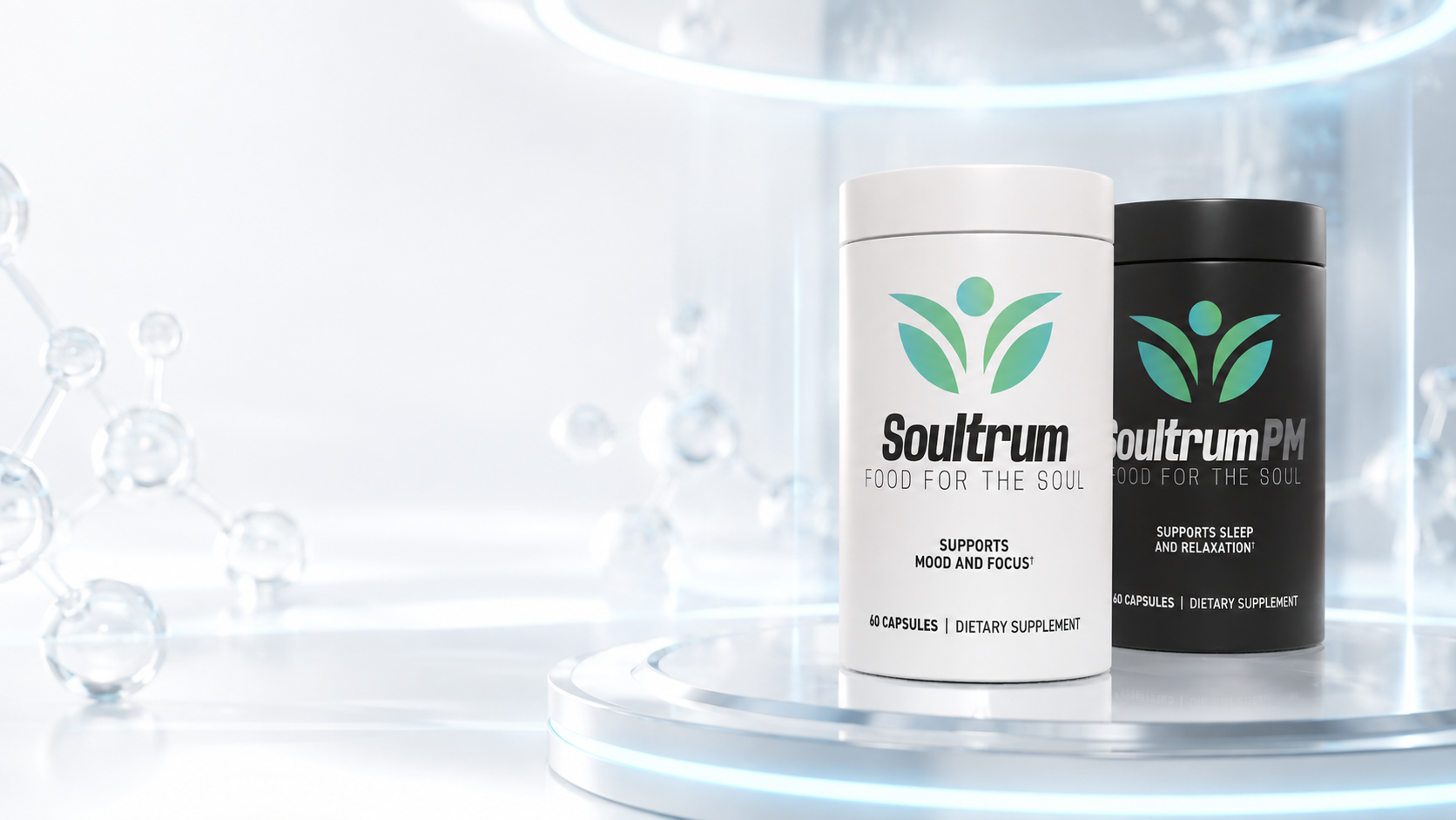 Soultrum and PM herbal supplements
