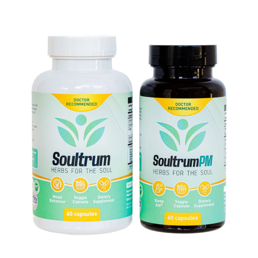 Soultrum Duo – Daily Mood Support & Sleep Support Supplement