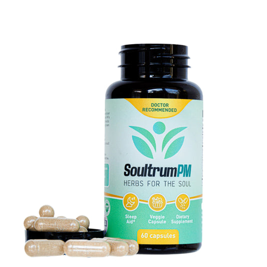Soultrum Product shot with capsules