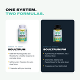 Soultrum Duo – Daily Mood Support & Sleep Support Supplements